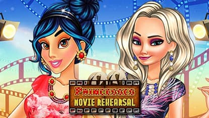 Princesses Movie Rehearsal