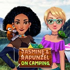 Jasmine und Rapunzel Zelten