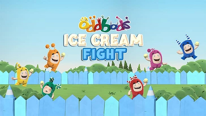 Oddbods Ice Cream Fight