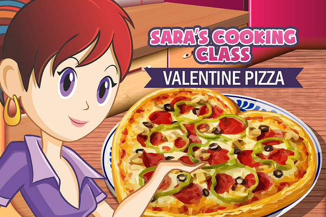 Sara's Cooking Class: Valentine Pizza