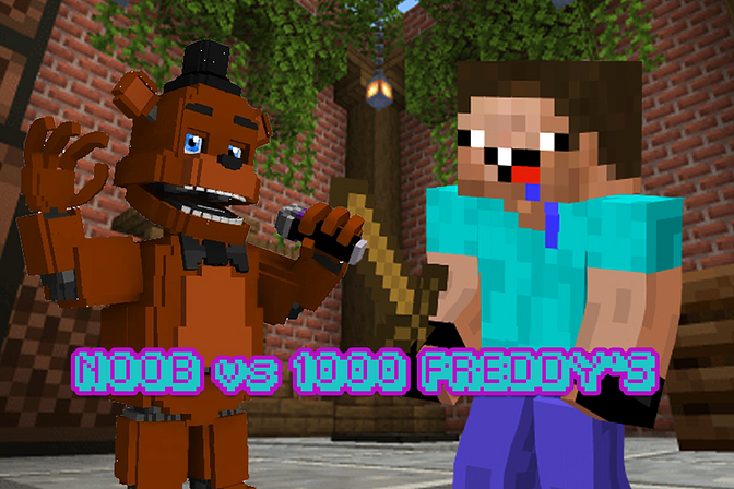 Noob Vs 1000 Freddies